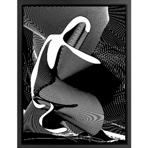 Kneeling Icon – AR Art Print on Canvas