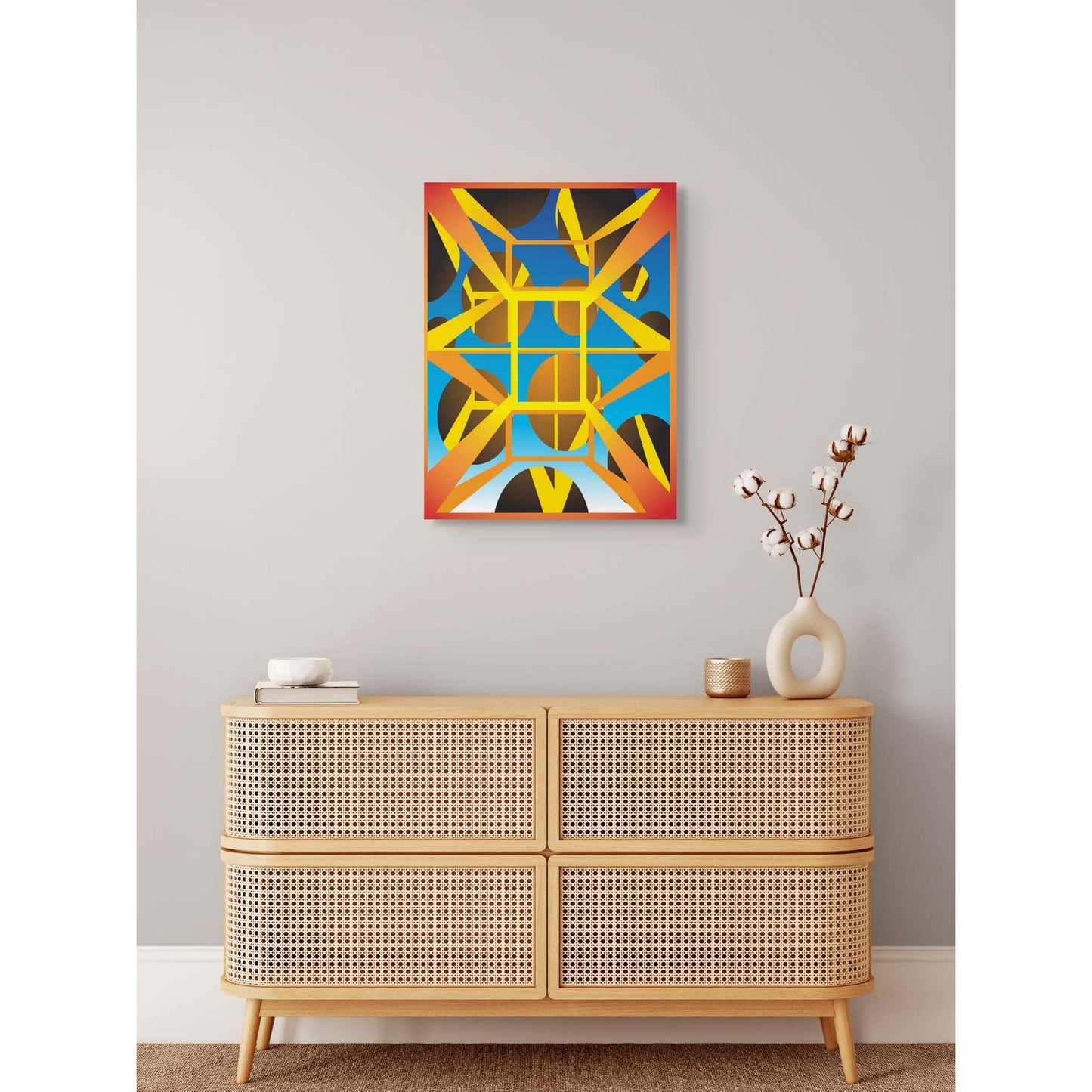Interpolation Aluminum AR Art Print - Metagraphs - Augmented Reality Art Prints