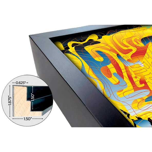 Interpolation Canvas AR Art Print - Metagraphs - Augmented Reality Art Prints