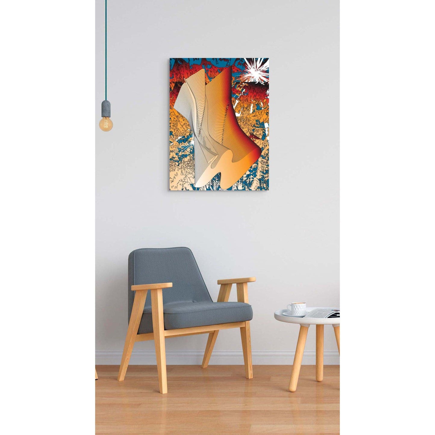 Into The Trees Aluminum AR Art Print - Metagraphs - Augmented Reality Art Prints