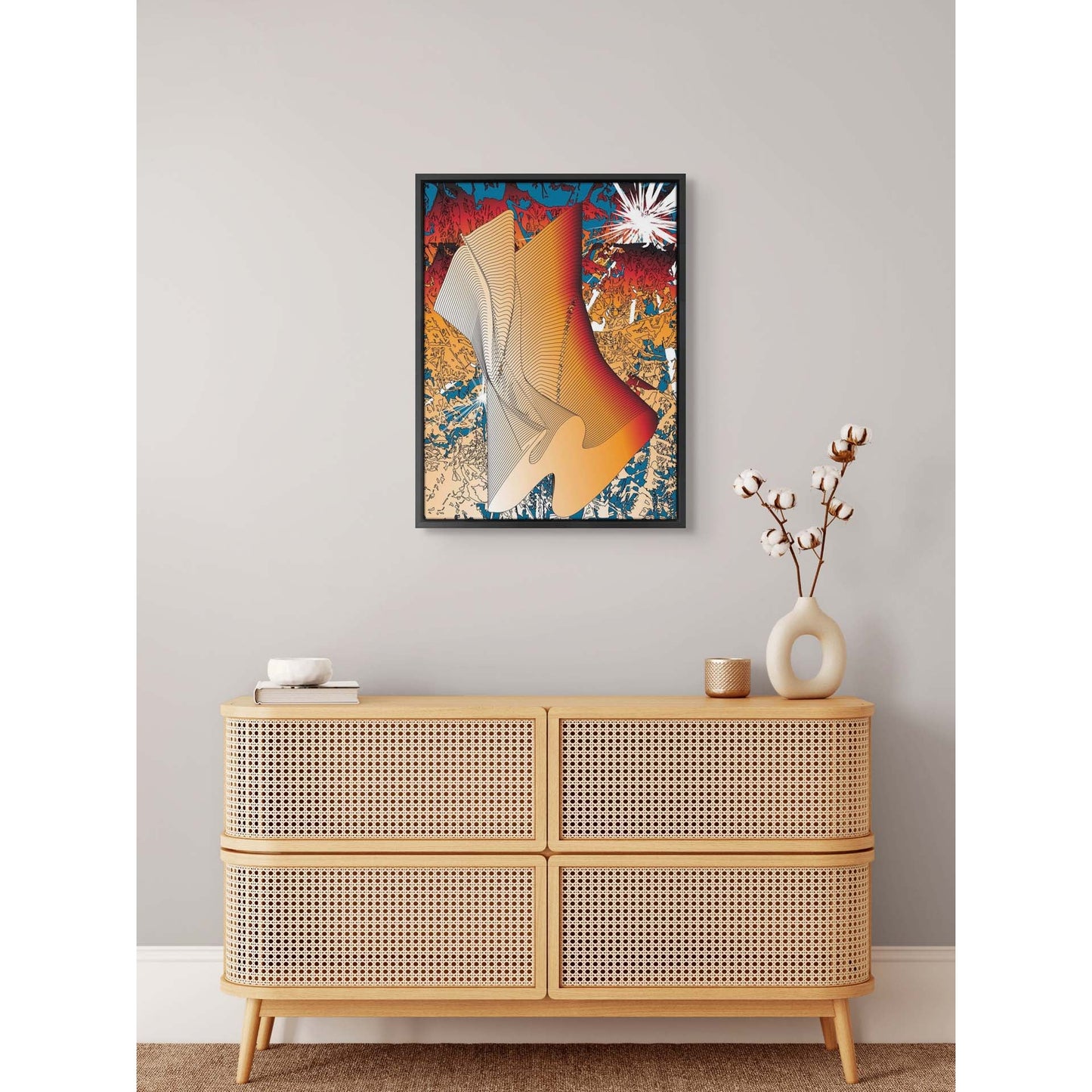 Into The Trees Canvas AR Art Print - Metagraphs - Augmented Reality Art Prints