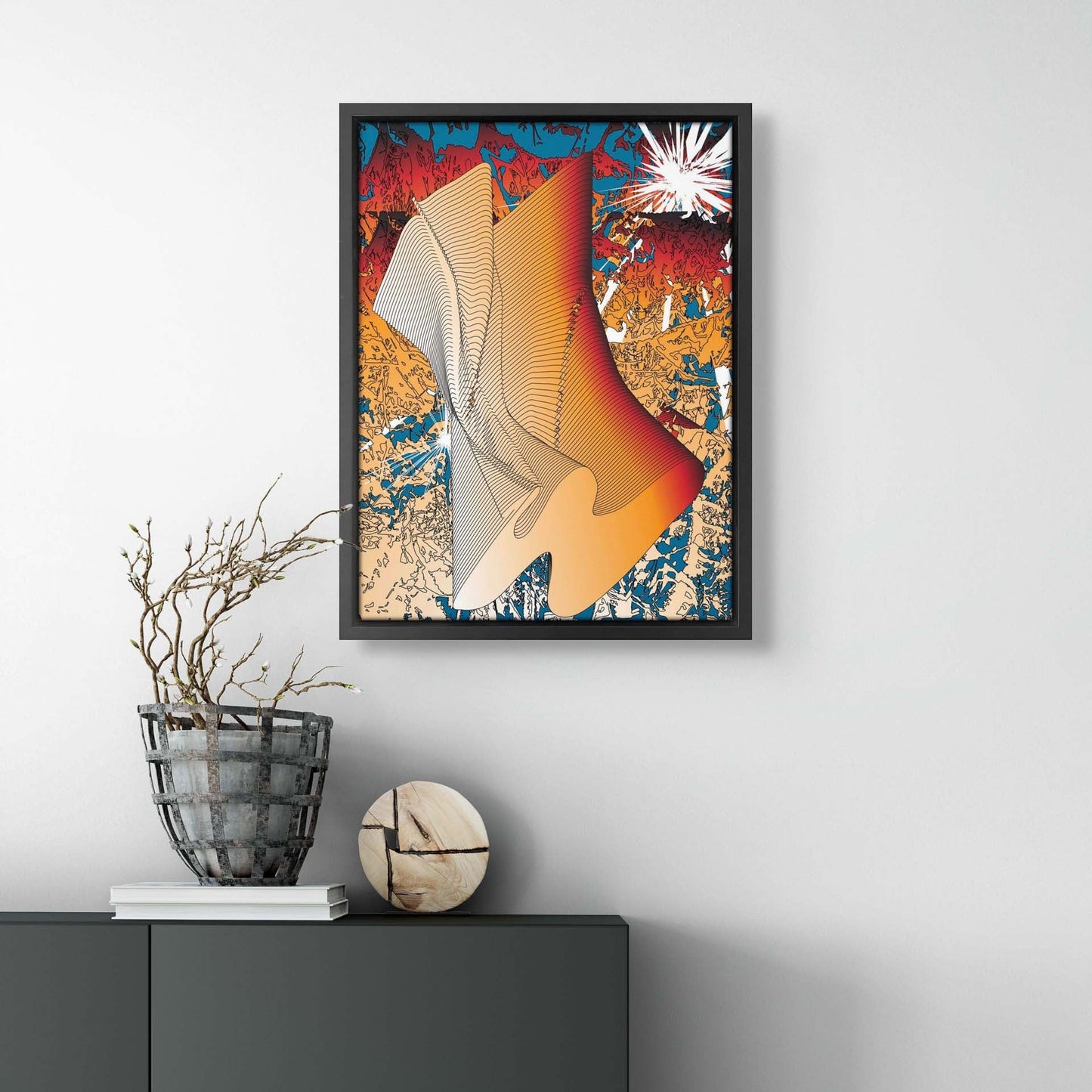 Into The Trees Canvas AR Art Print - Metagraphs - Augmented Reality Art Prints