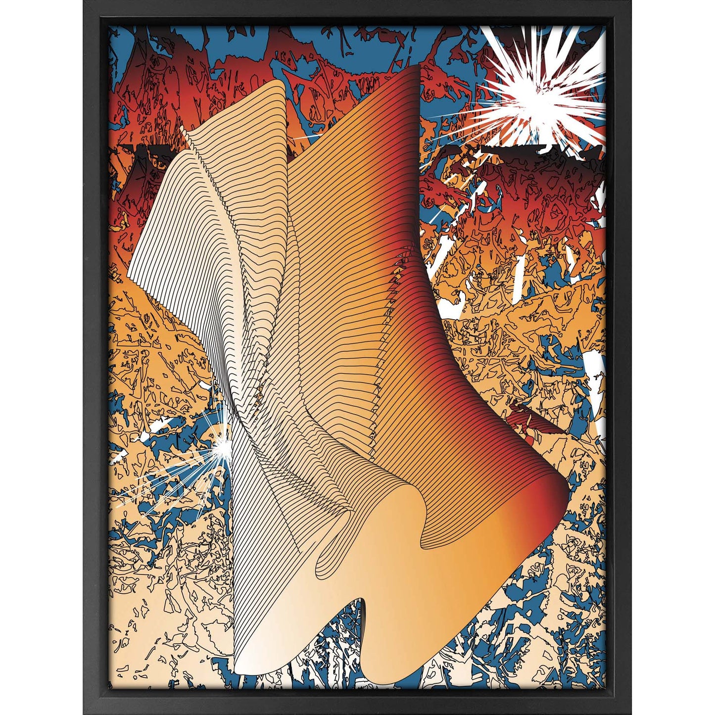 Into The Trees Canvas AR Art Print - Metagraphs - Augmented Reality Art Prints
