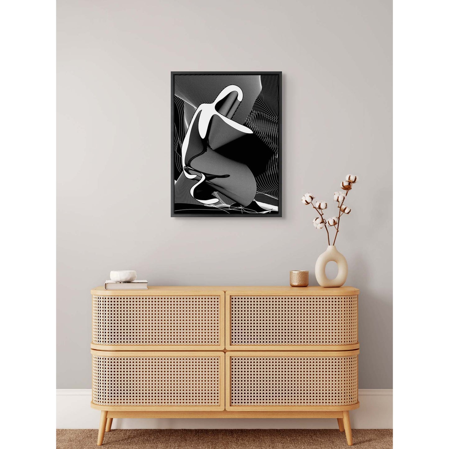 Kneeling Icon – AR Art Print on Canvas