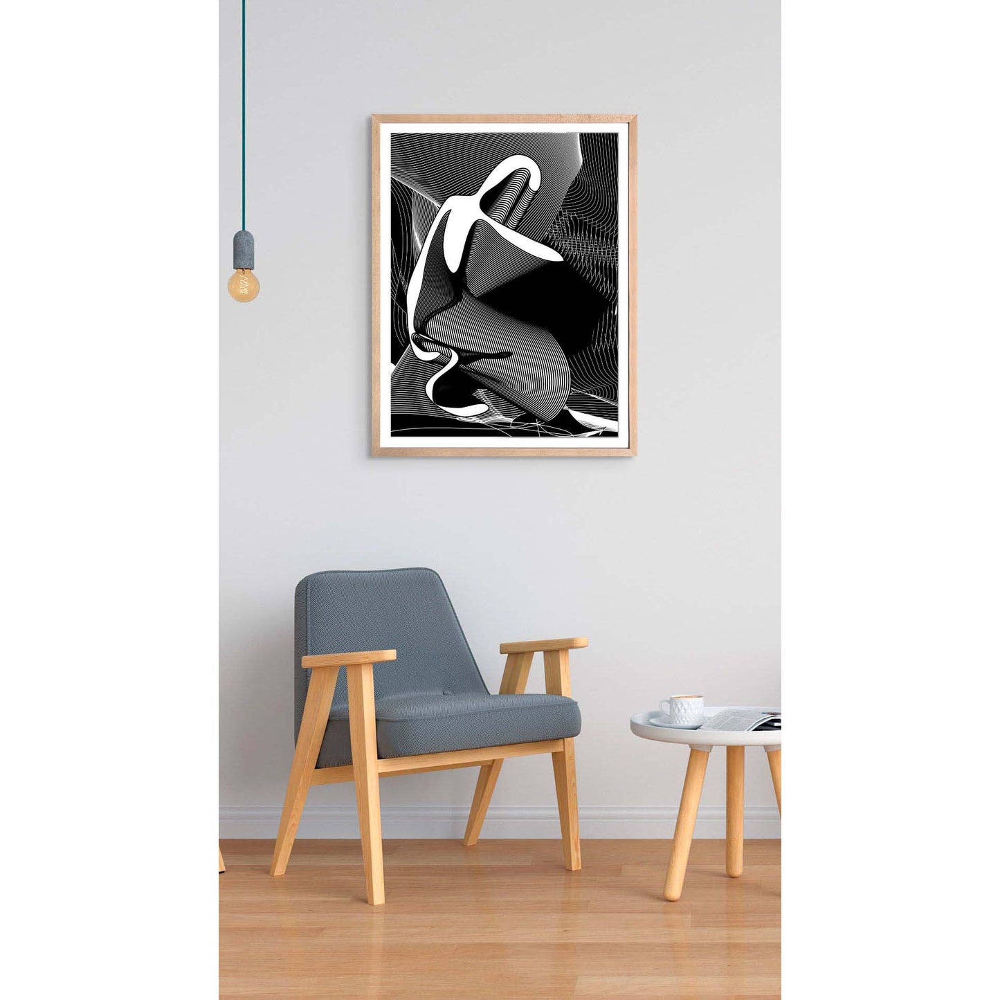 Kneeling Icon – AR Art Print on Paper