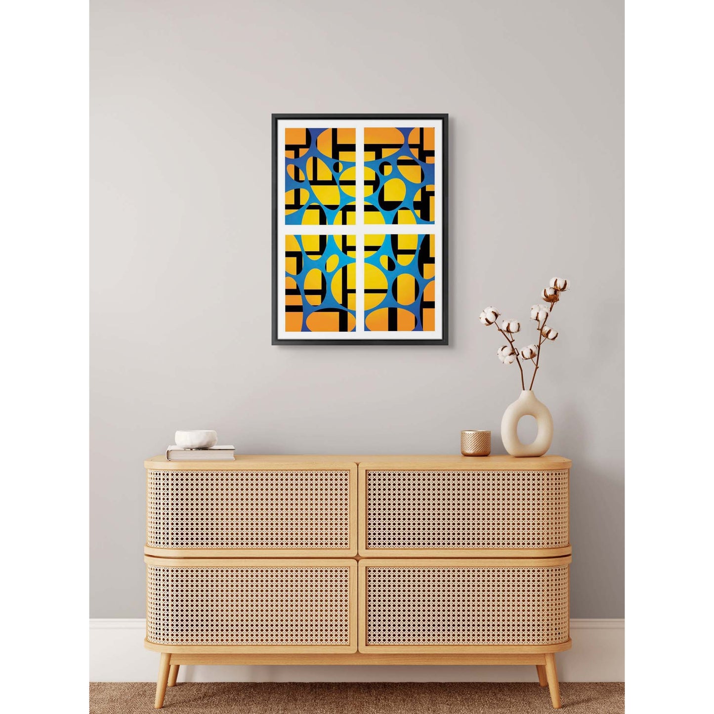 Quadrality – AR Art Print on Canvas