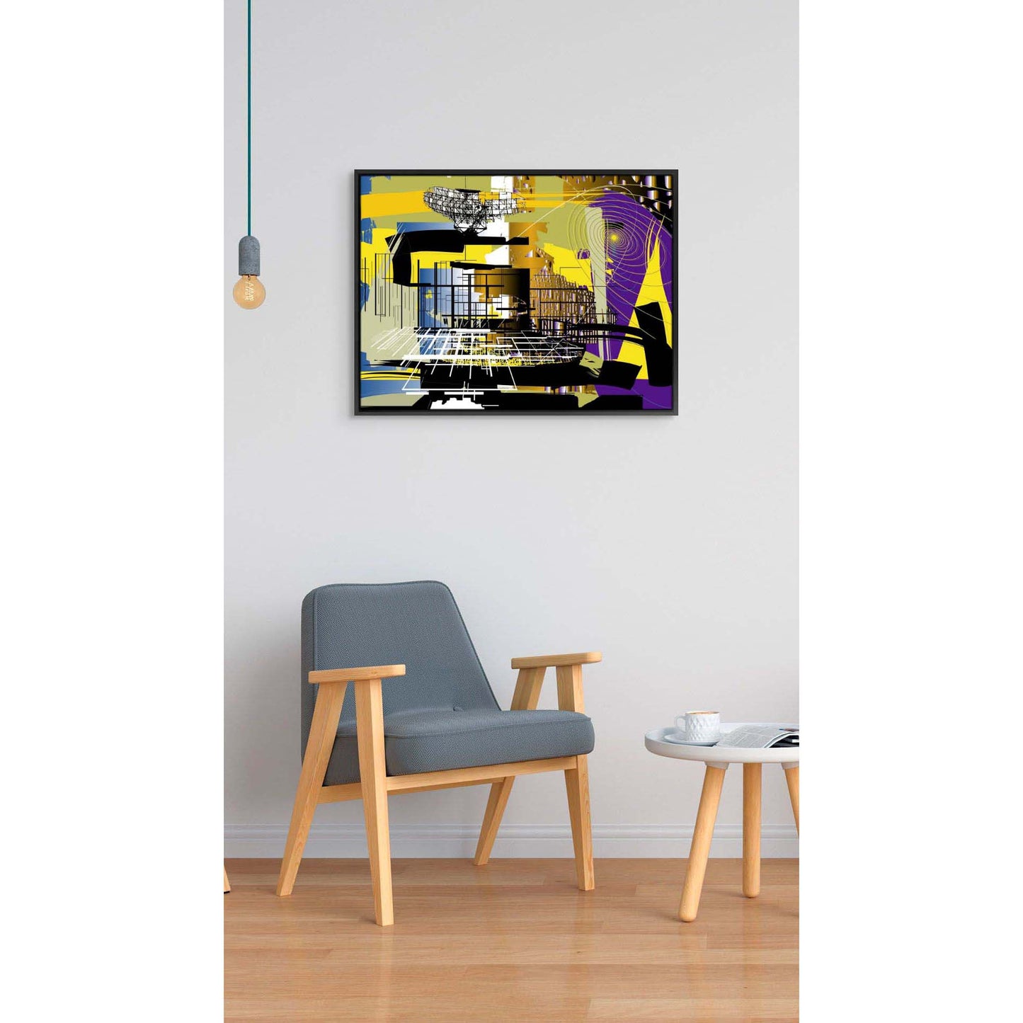 Thoughtwaves – AR Art Print on Canvas