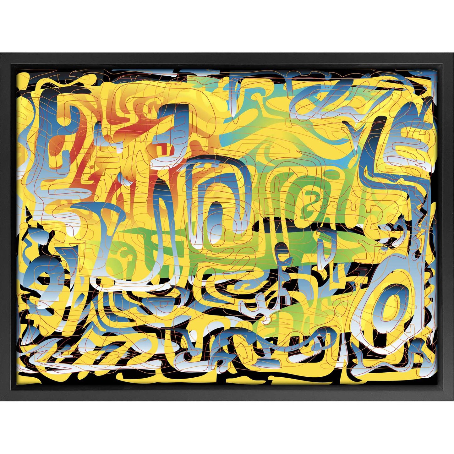 Urbanite Augmented Reality Canvas Print - Metagraphs - Augmented Reality Art Prints