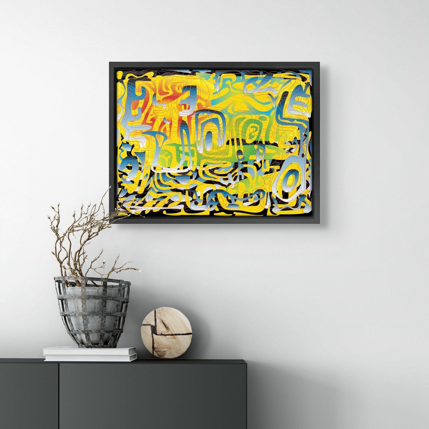 Urbanite Augmented Reality Canvas Print - Metagraphs - Augmented Reality Art Prints
