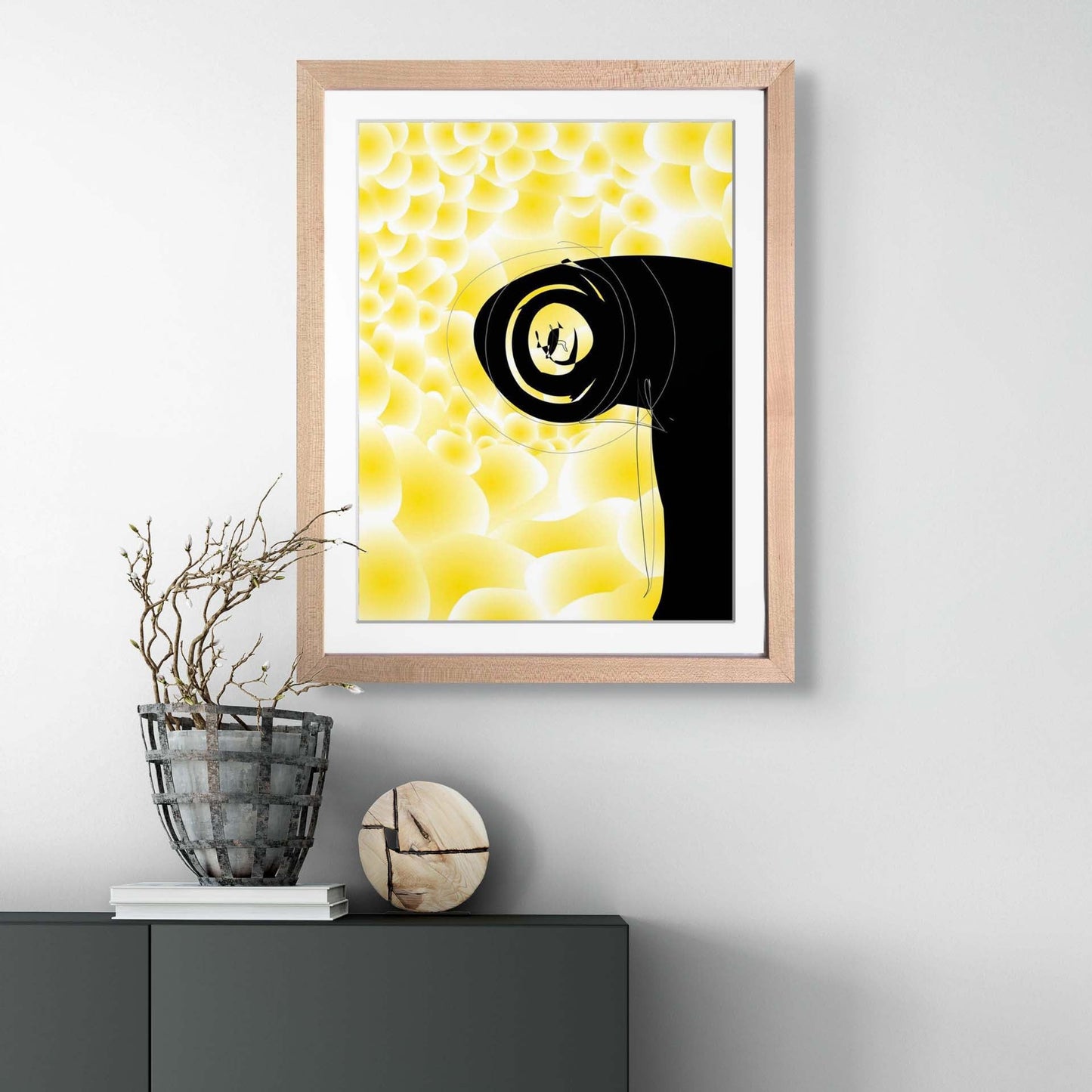 Antimatter Framed Augmented Reality Art Print - Metagraphs - Augmented Reality Art Prints