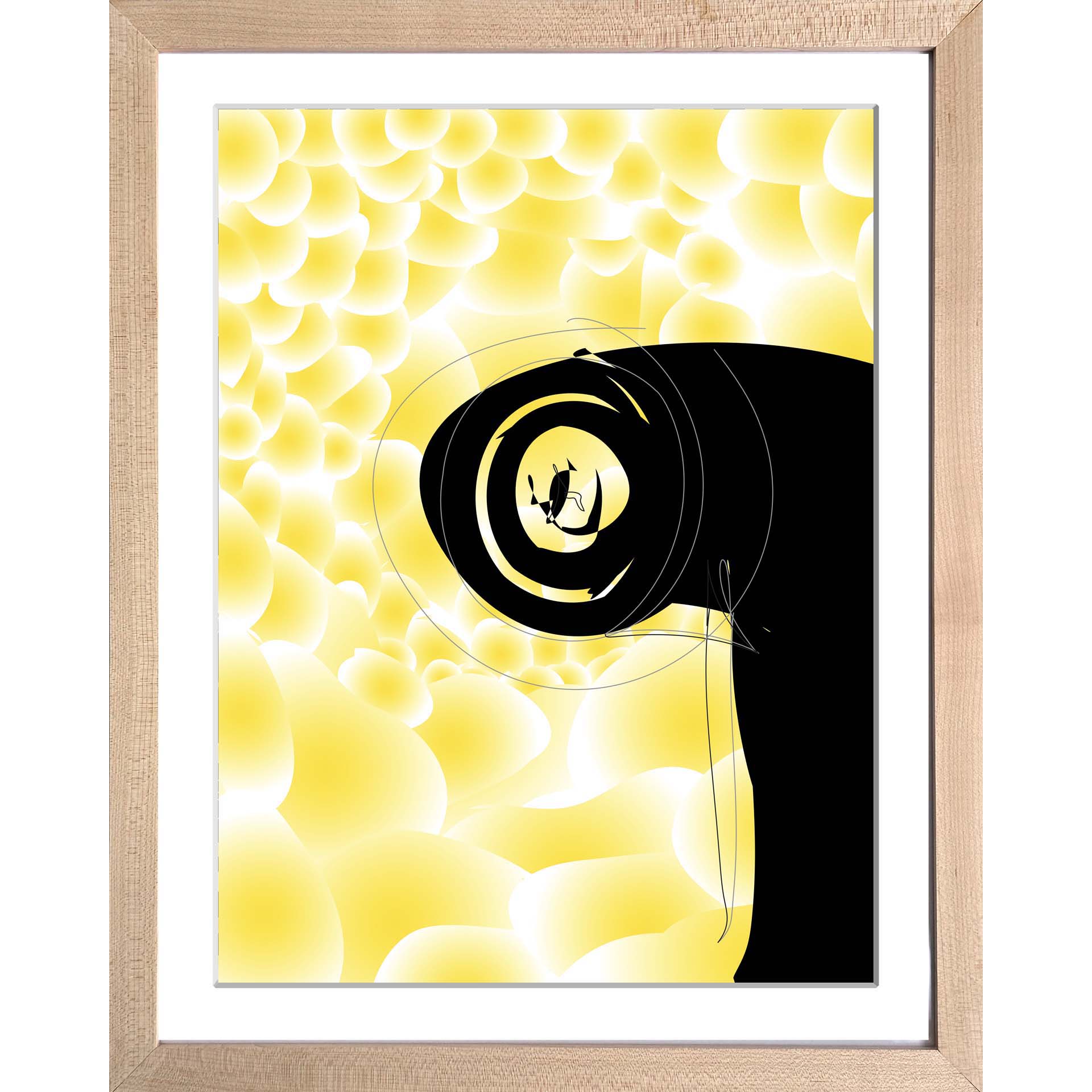 Antimatter Framed Augmented Reality Art Print - Metagraphs - Augmented Reality Art Prints