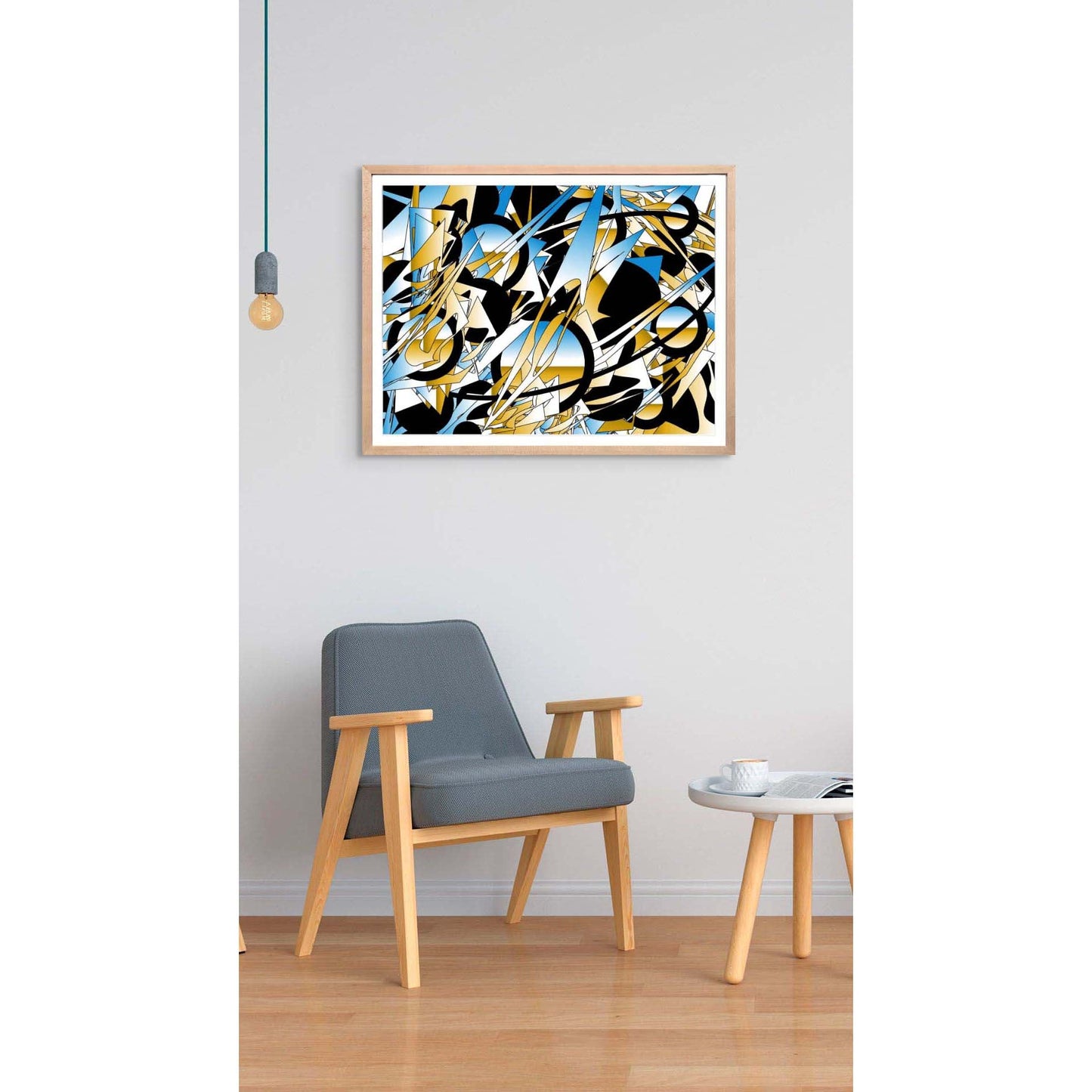 Circuit Framed Augmented Reality Art Print - Metagraphs - Augmented Reality Art Prints