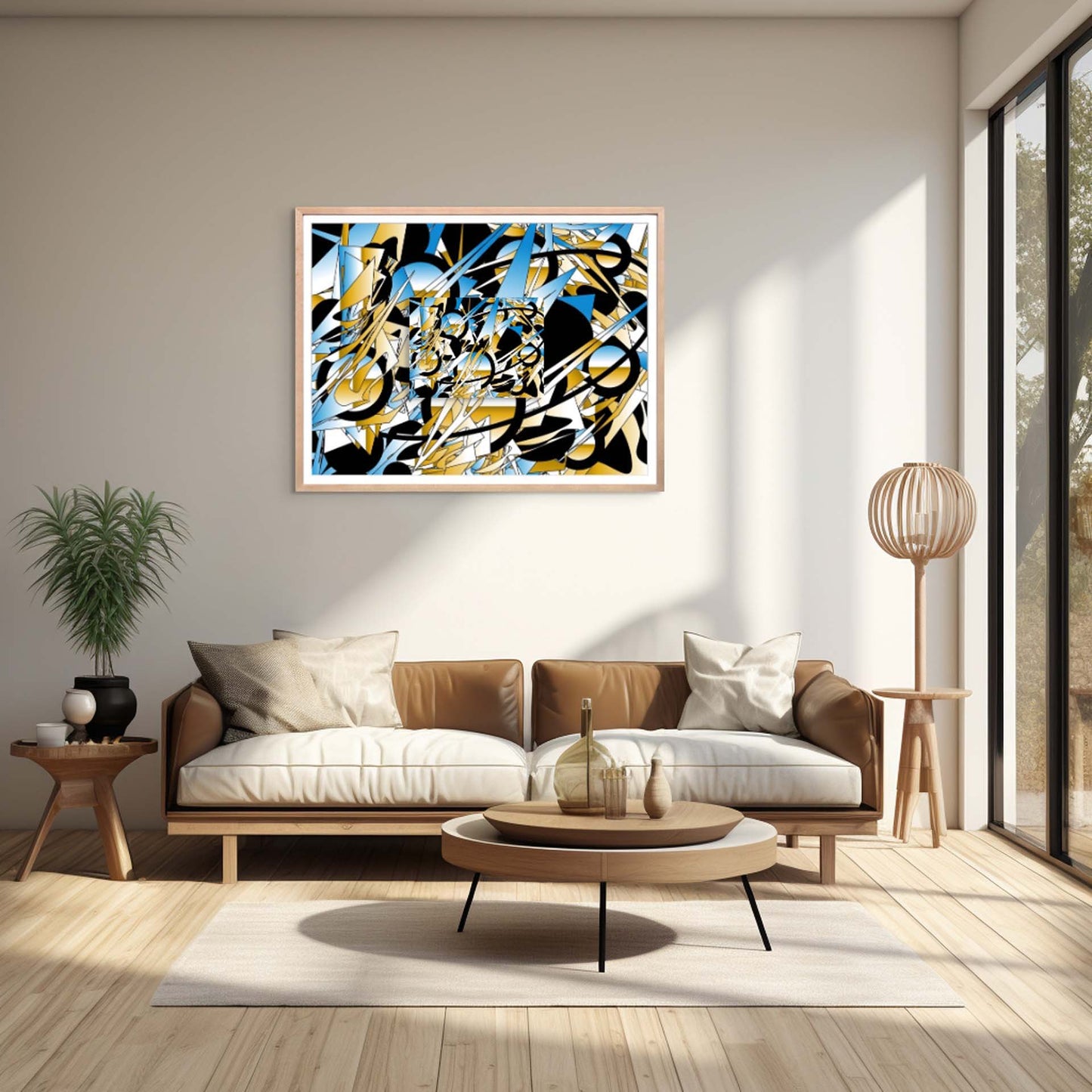 Circuit Framed Augmented Reality Art Print - Metagraphs - Augmented Reality Art Prints