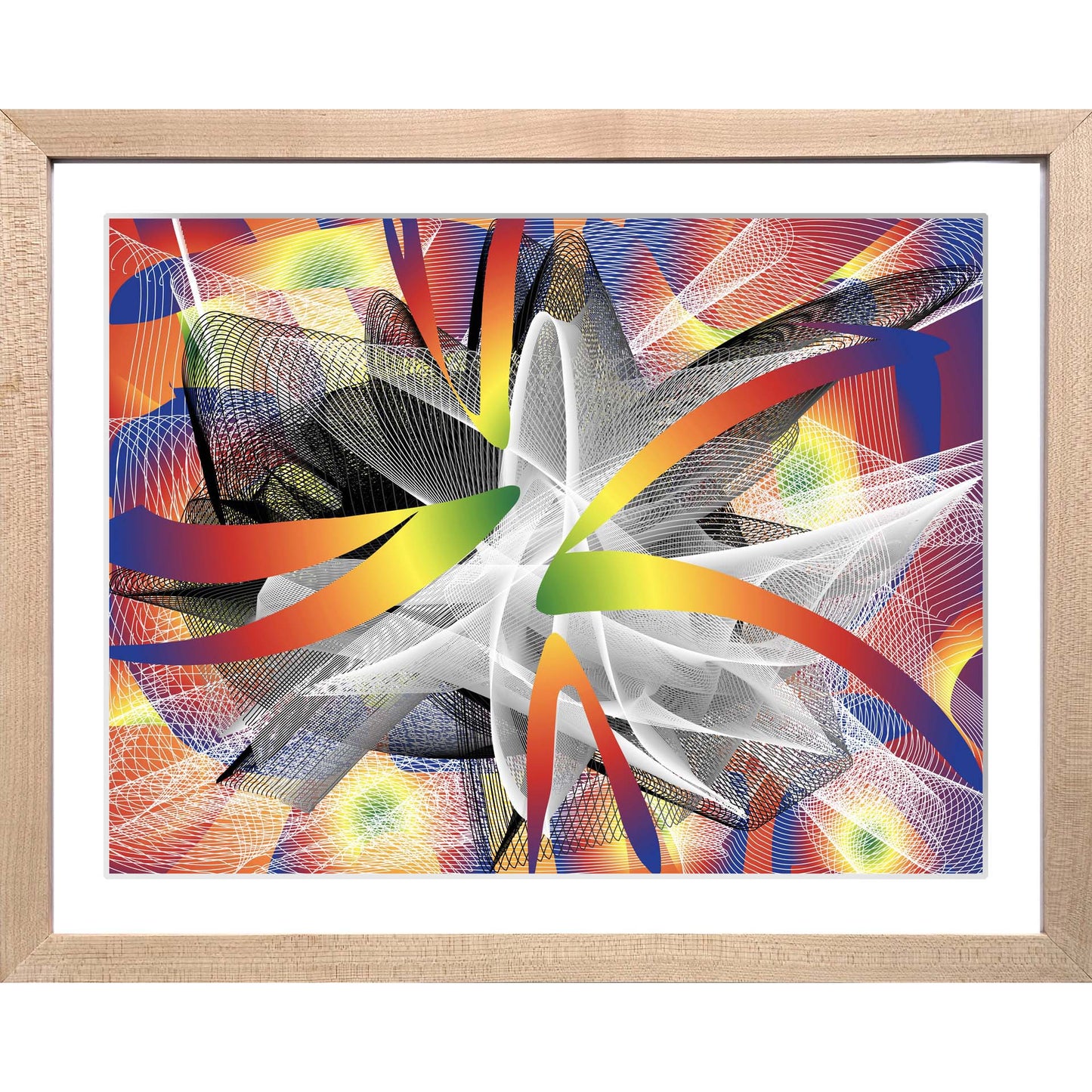 Embrace Framed Augmented Reality Art Print - Metagraphs - Augmented Reality Art Prints