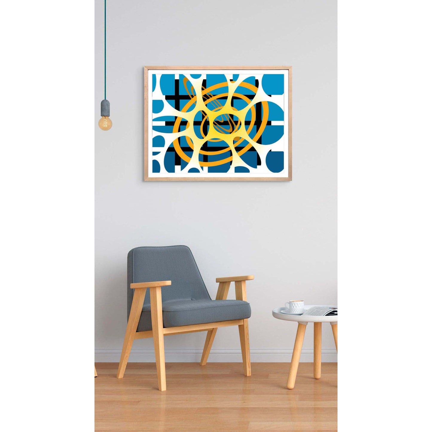 Epicenter Framed AR Art Print - Metagraphs - Augmented Reality Art Prints