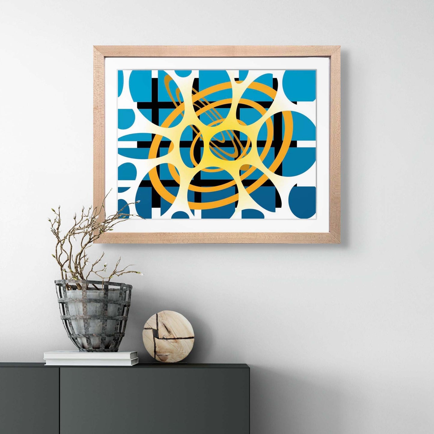 Epicenter Framed AR Art Print - Metagraphs - Augmented Reality Art Prints