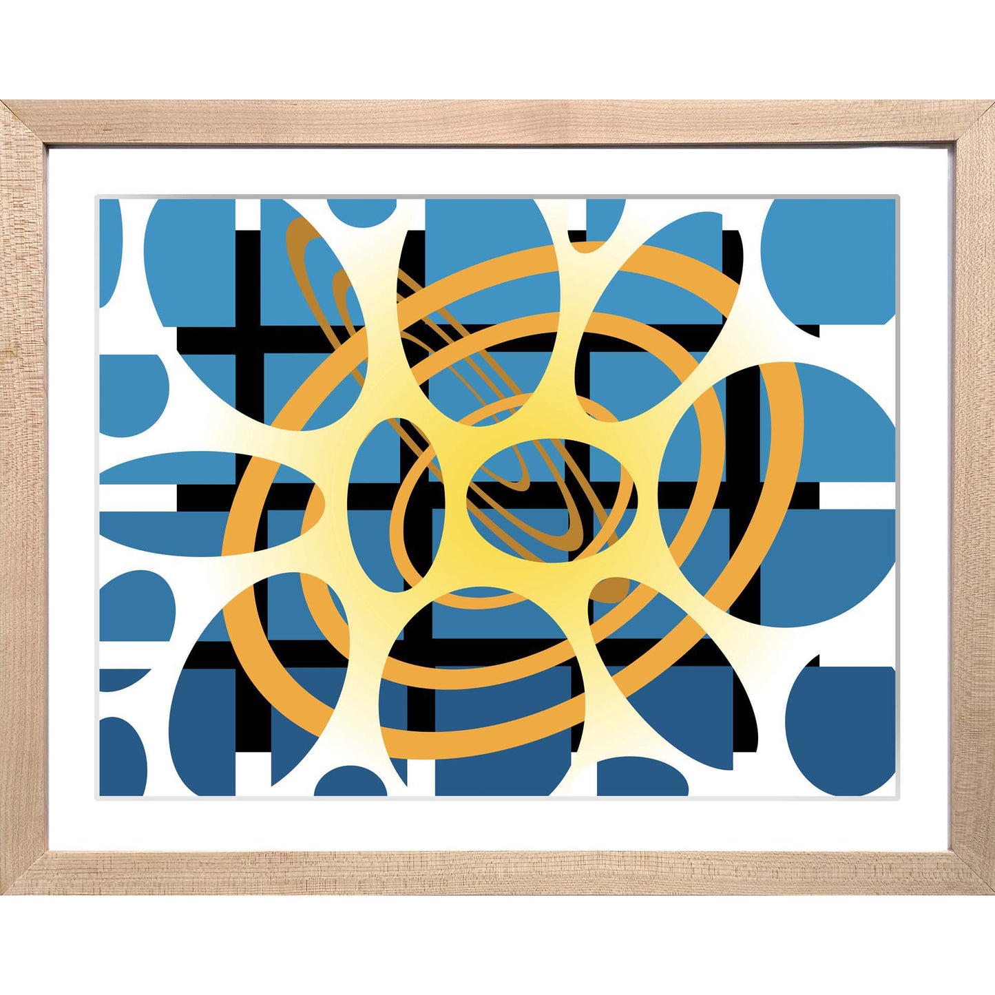 Epicenter Framed AR Art Print - Metagraphs - Augmented Reality Art Prints