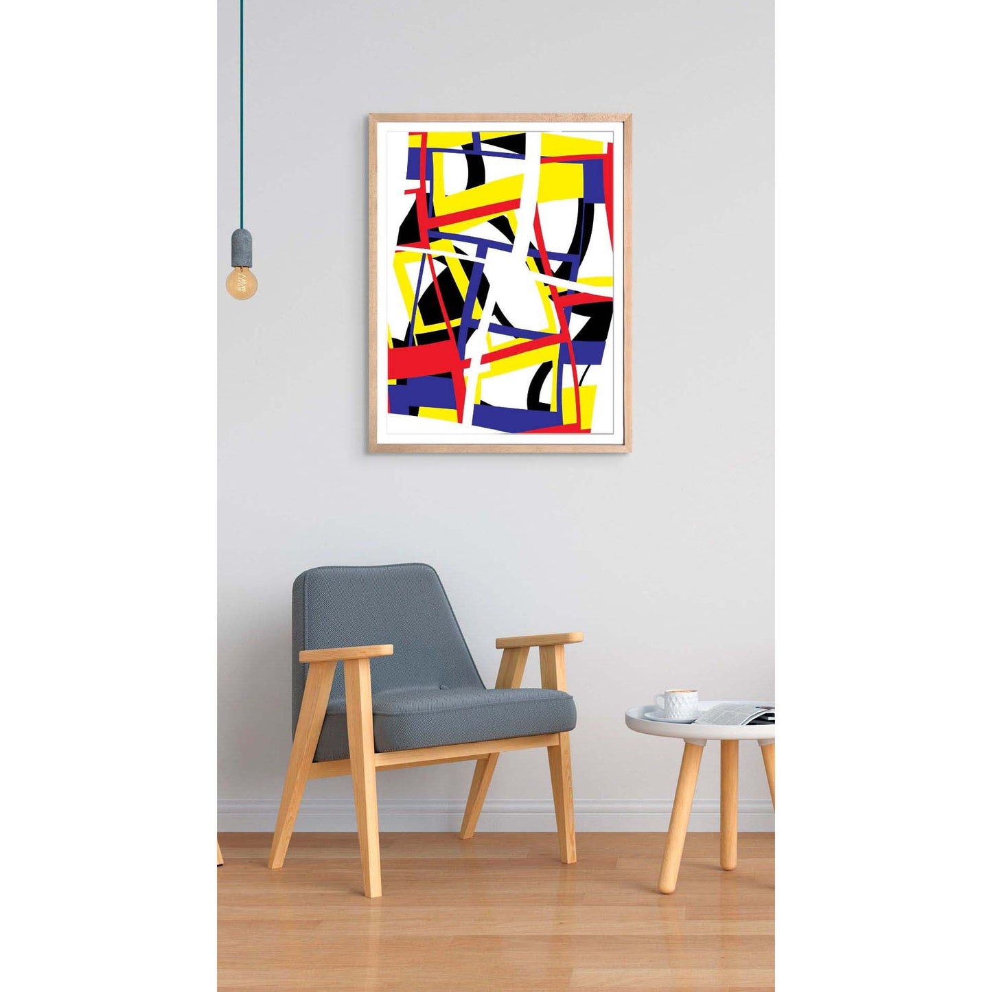 For Piet Framed AR Art Print - Metagraphs - Augmented Reality Art Prints