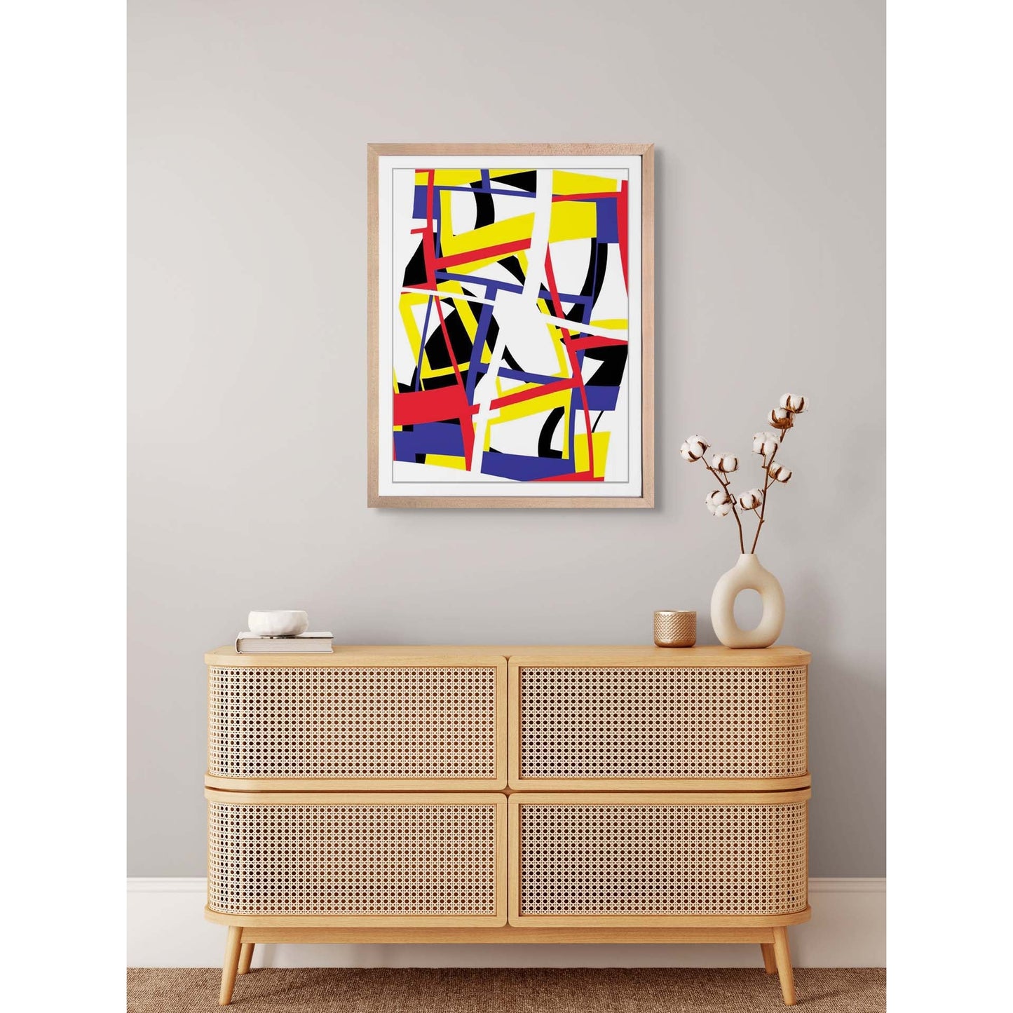 For Piet Framed AR Art Print - Metagraphs - Augmented Reality Art Prints