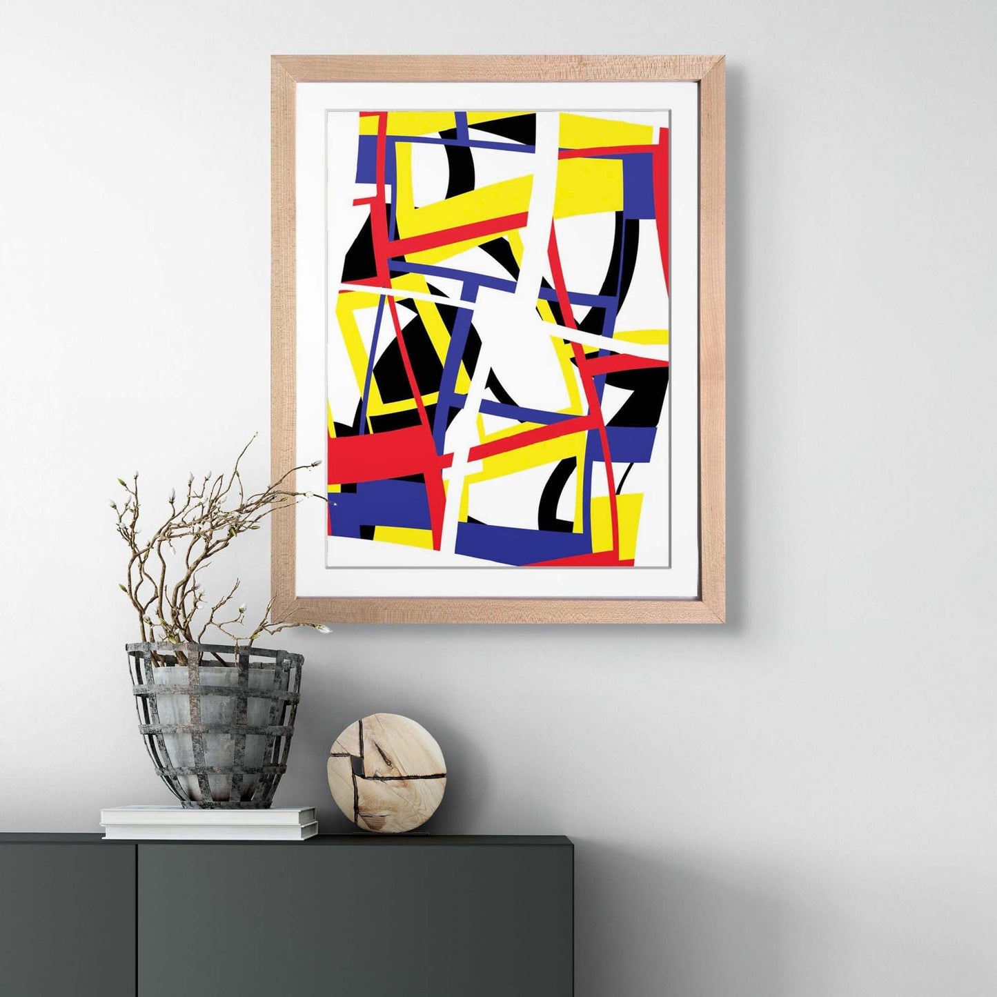 For Piet Framed AR Art Print - Metagraphs - Augmented Reality Art Prints