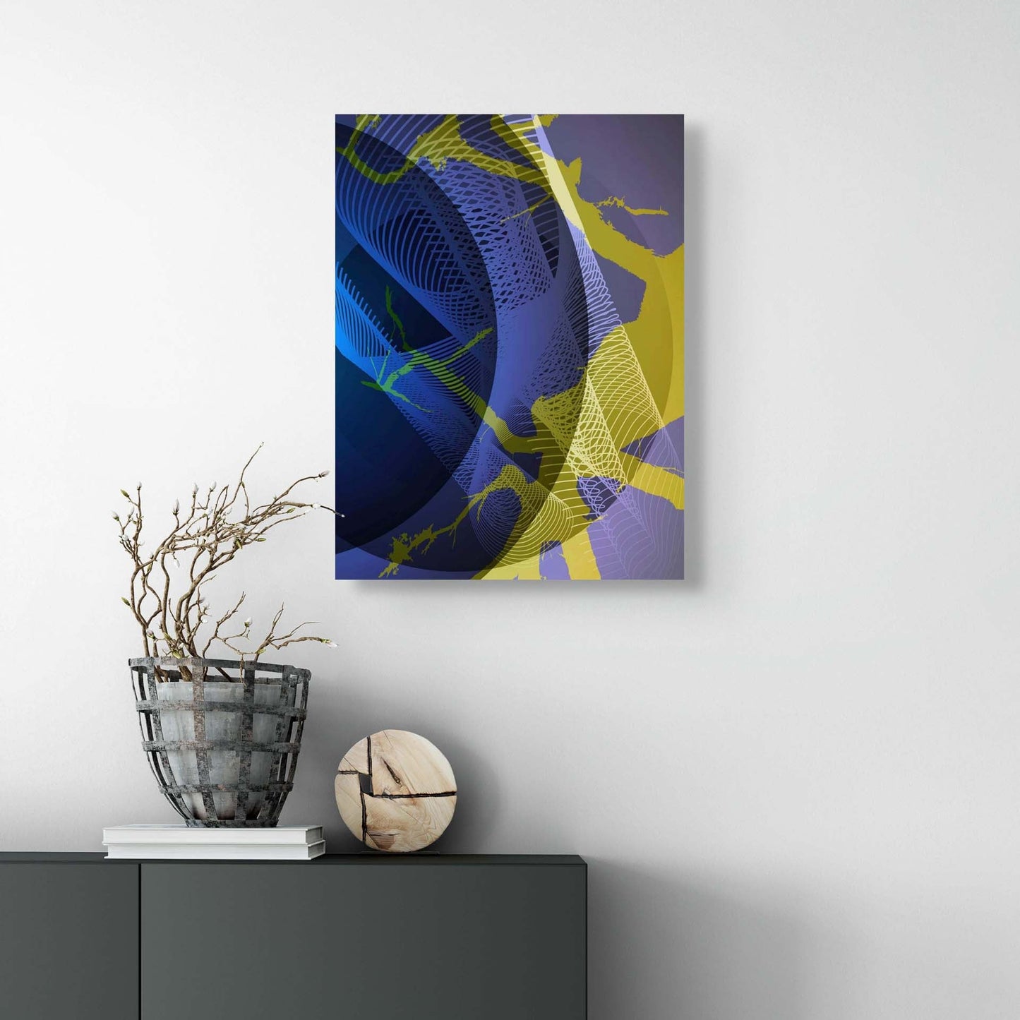 Fractality Aluminum AR Art Print - Metagraphs - Augmented Reality Art Prints