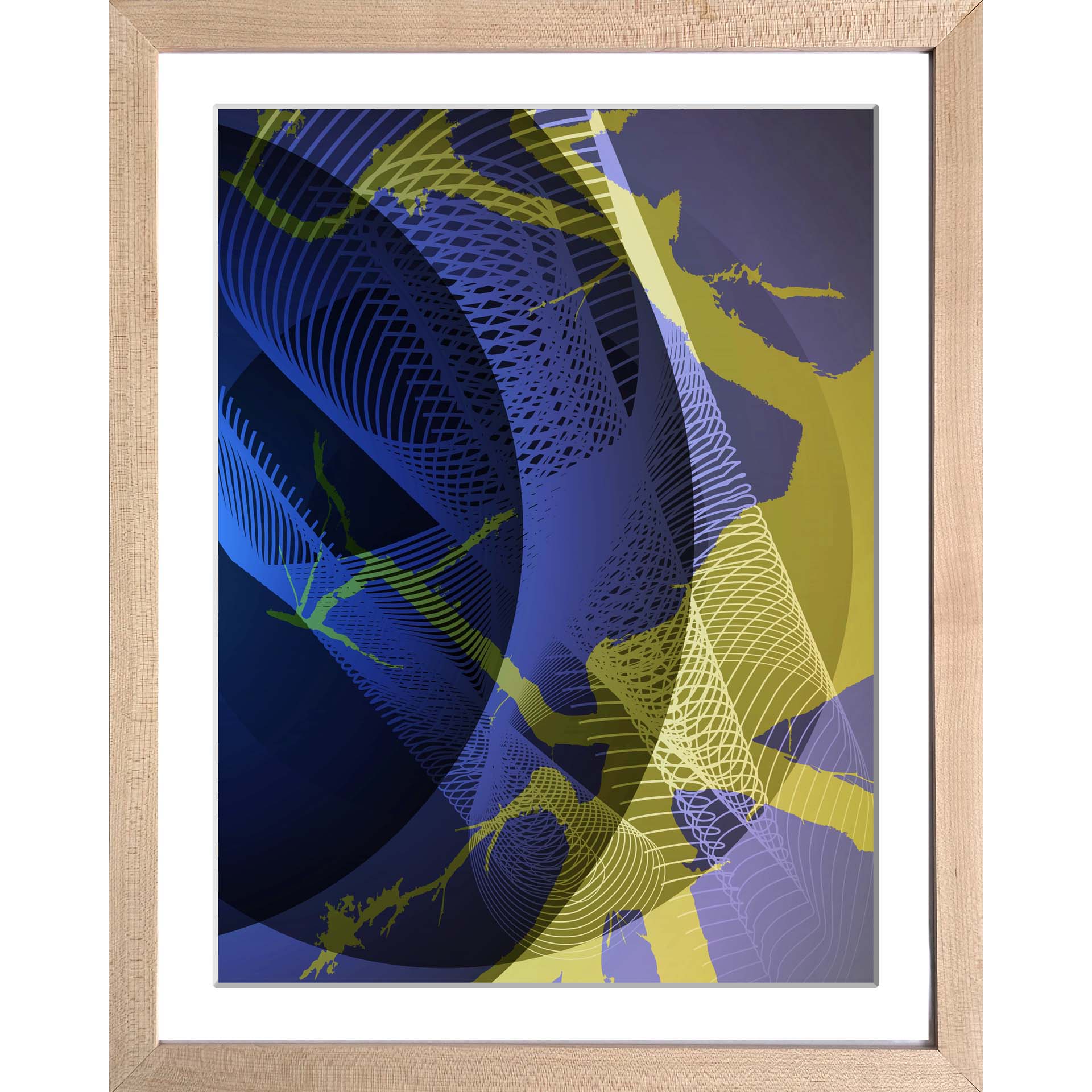 Fractality Framed AR Art Print - Metagraphs - Augmented Reality Art Prints