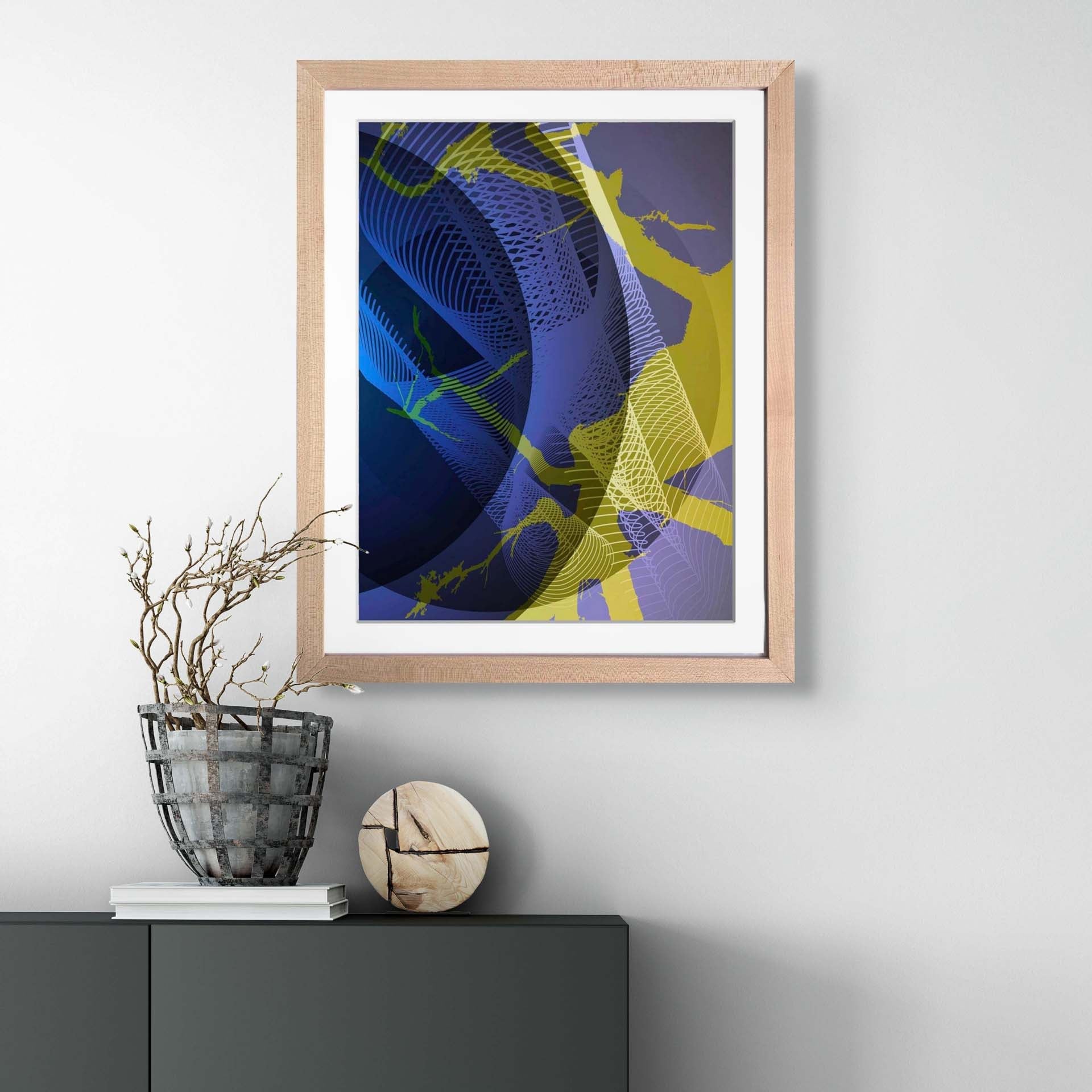 Fractality Framed AR Art Print - Metagraphs - Augmented Reality Art Prints