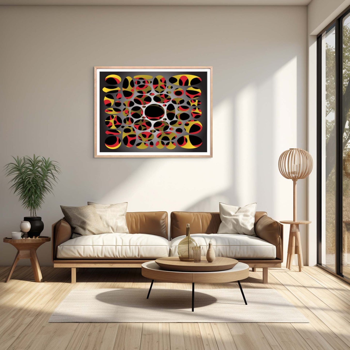 Holism Framed AR Art Print - Metagraphs - Augmented Reality Art Prints