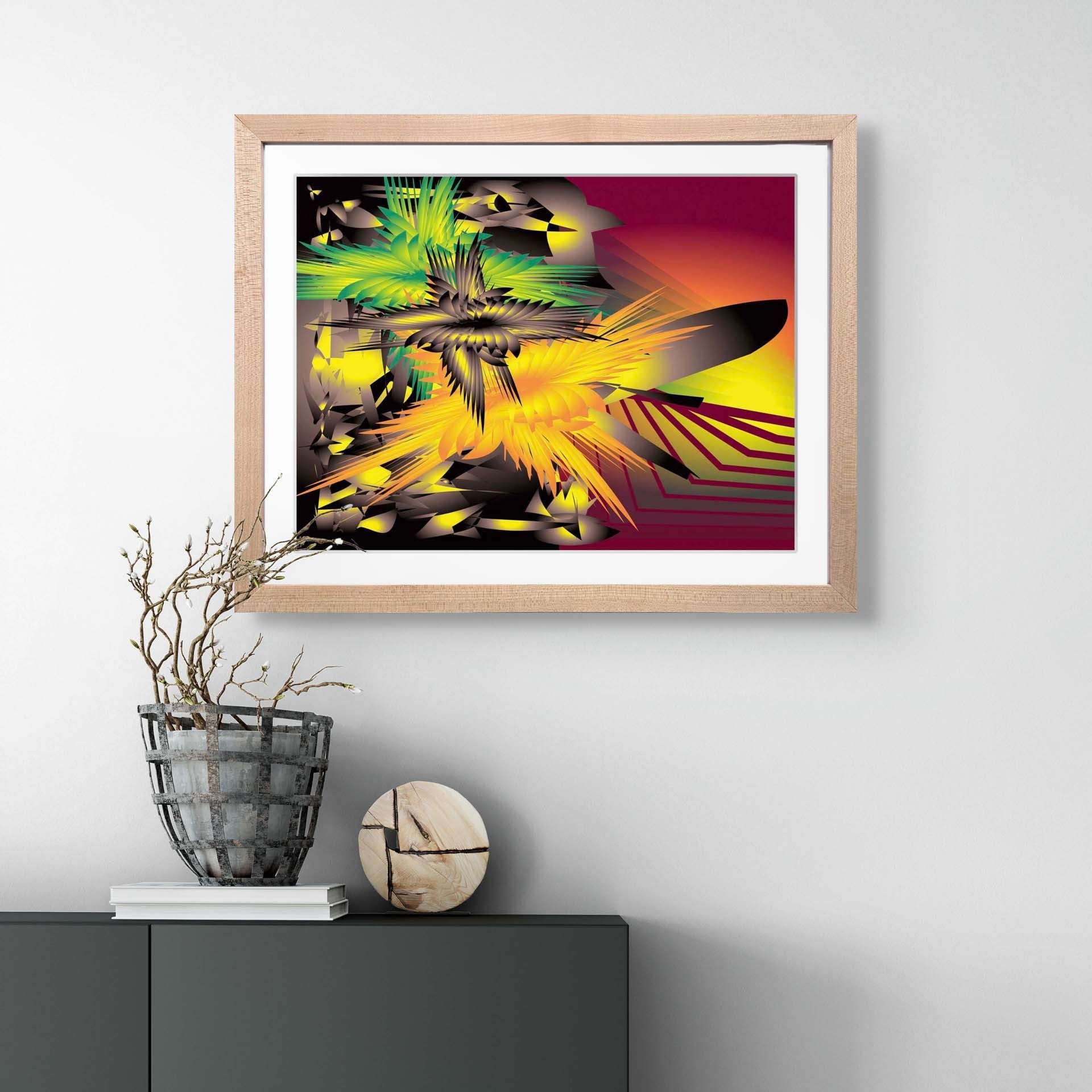 Incarnation Framed AR Art Print - Metagraphs - Augmented Reality Art Prints