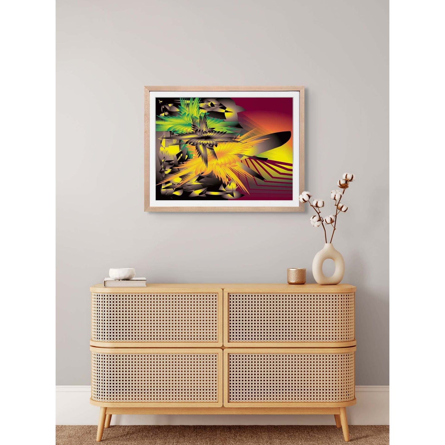 Incarnation Framed AR Art Print - Metagraphs - Augmented Reality Art Prints