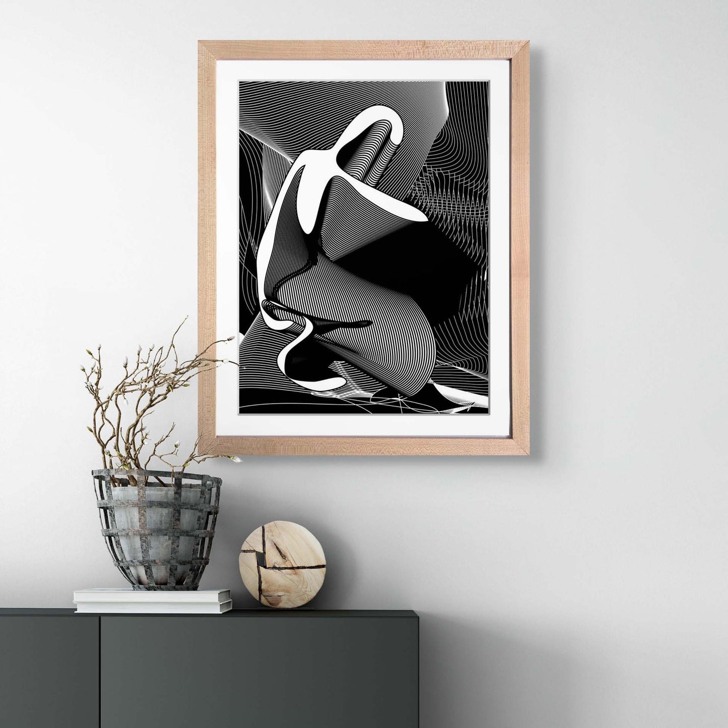 Kneeling Icon Framed AR Art Print