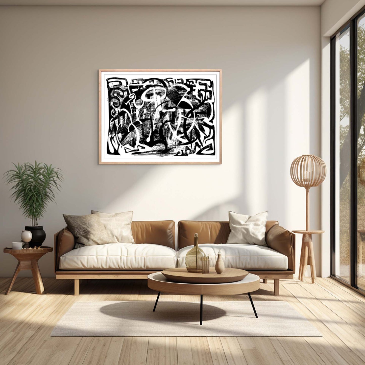 Mesmertron Framed AR Art Print