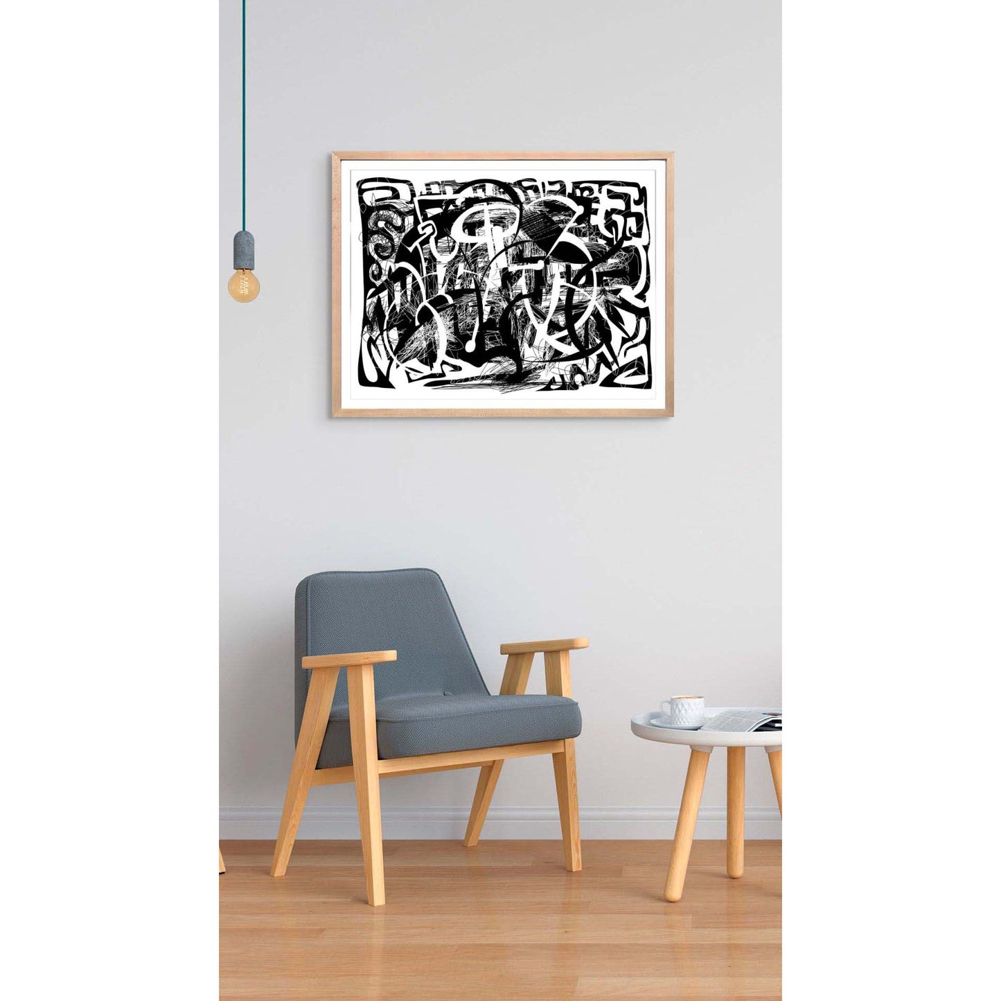 Mesmertron Framed AR Art Print