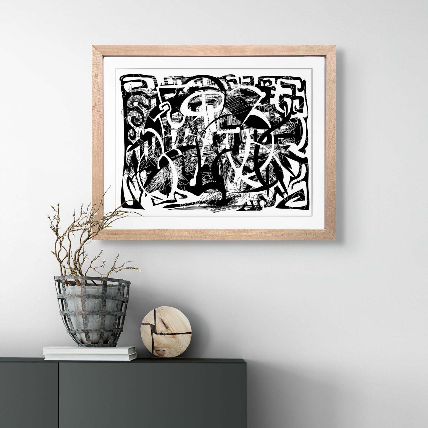 Mesmertron Framed AR Art Print