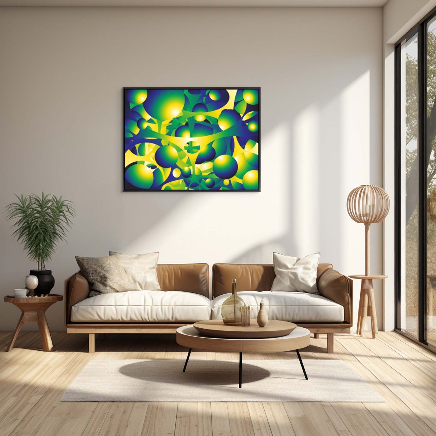 Plasmatic Canvas AR Art Print