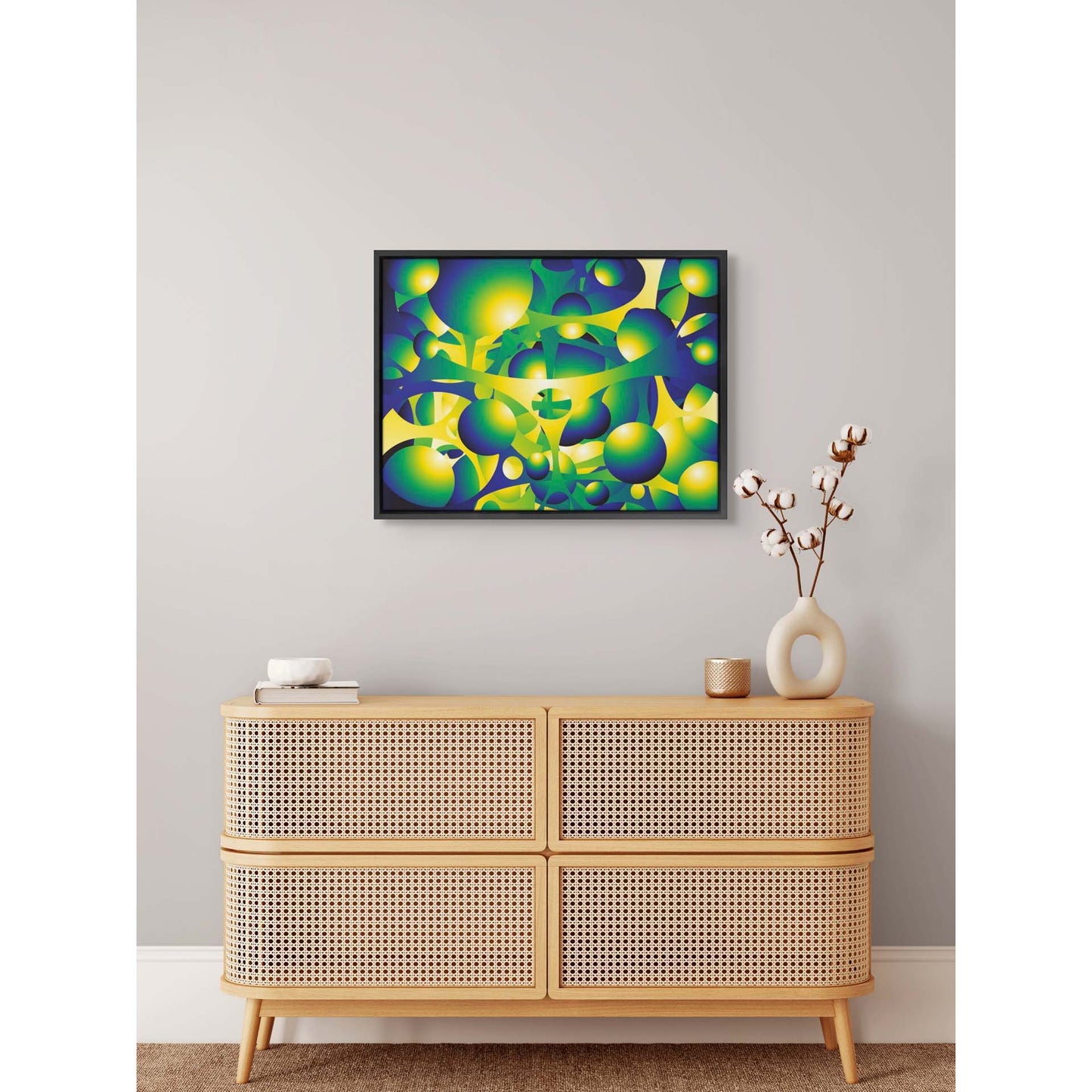 Plasmatic Canvas AR Art Print