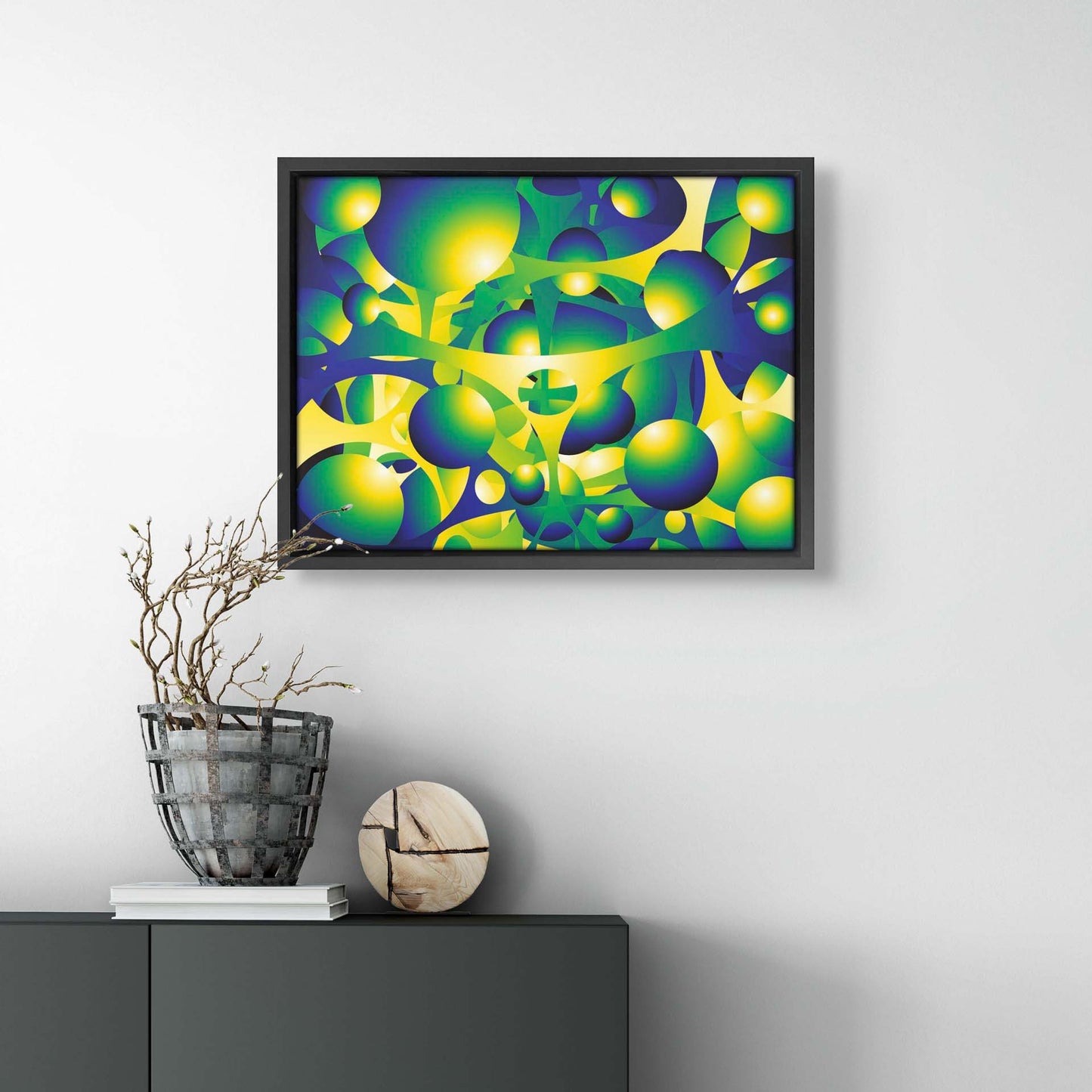 Plasmatic Canvas AR Art Print