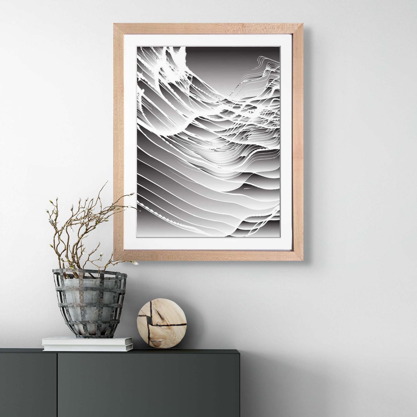 Post Chromatic Framed AR Art Print