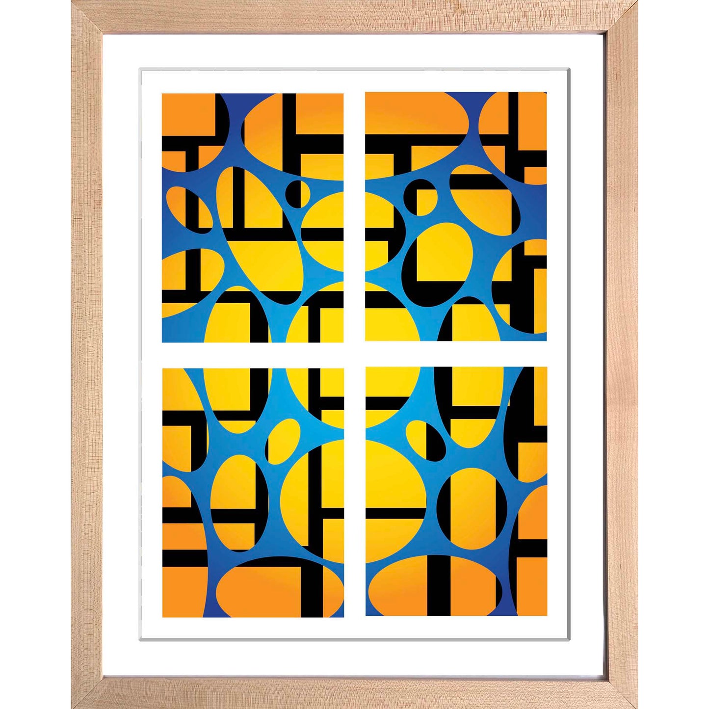 Quadrality Framed AR Art Print