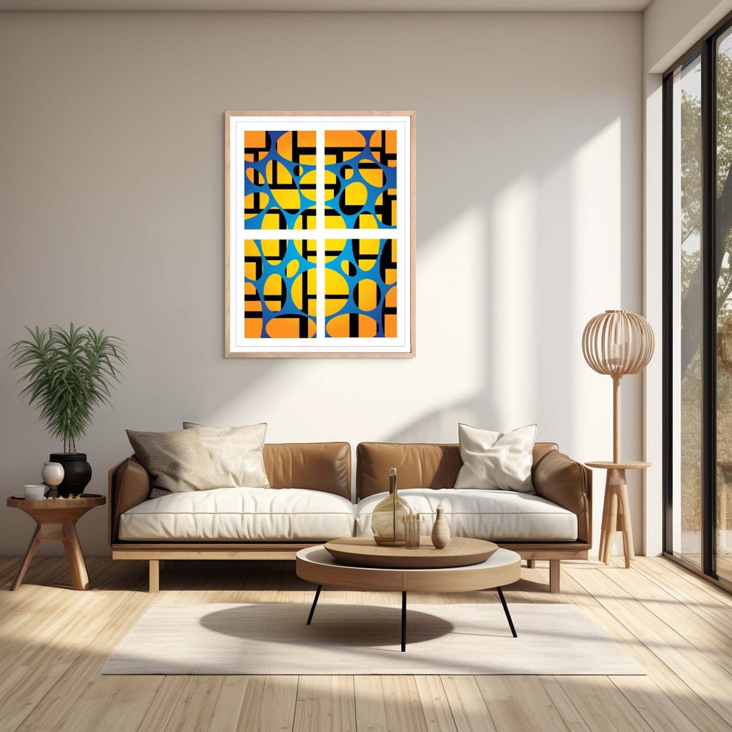 Quadrality Framed AR Art Print