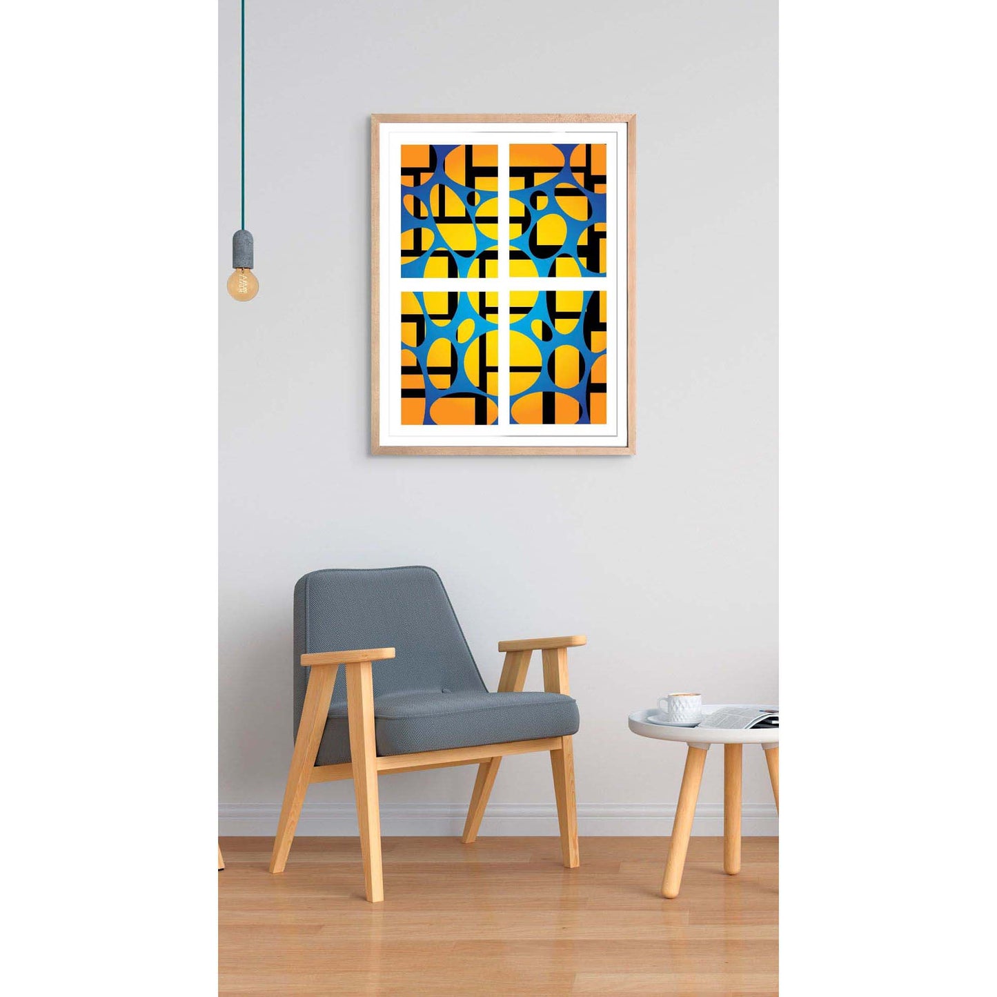 Quadrality Framed AR Art Print