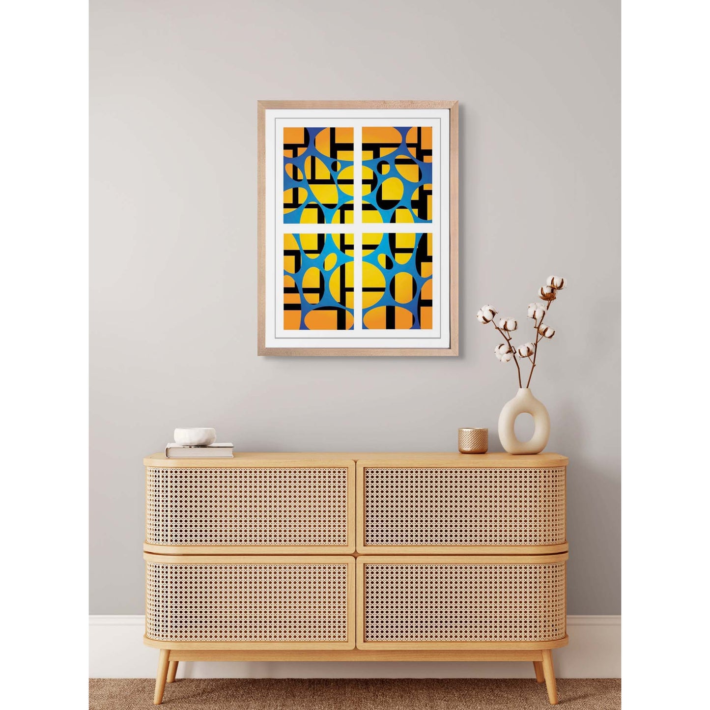 Quadrality Framed AR Art Print