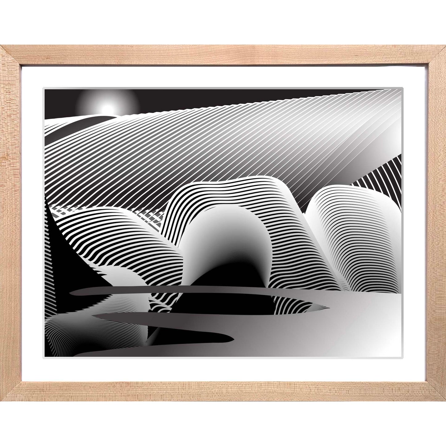 Still Moment Framed AR Art Print