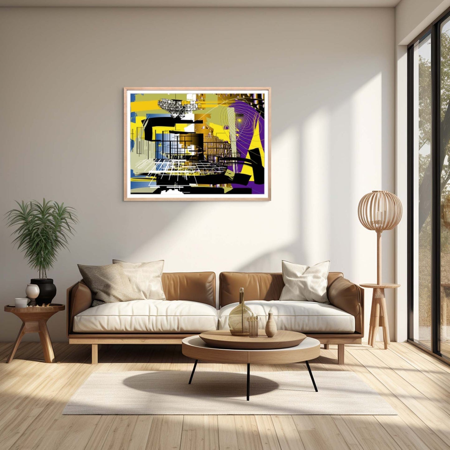 Thoughtwaves Framed AR Art Print