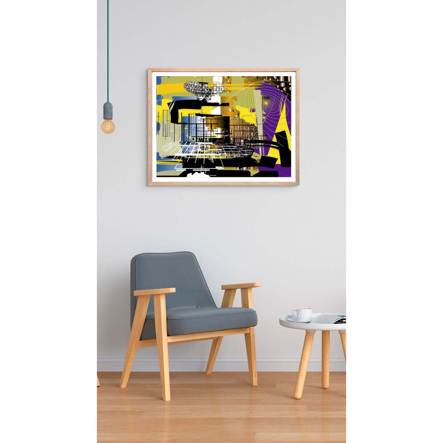 Thoughtwaves Framed AR Art Print