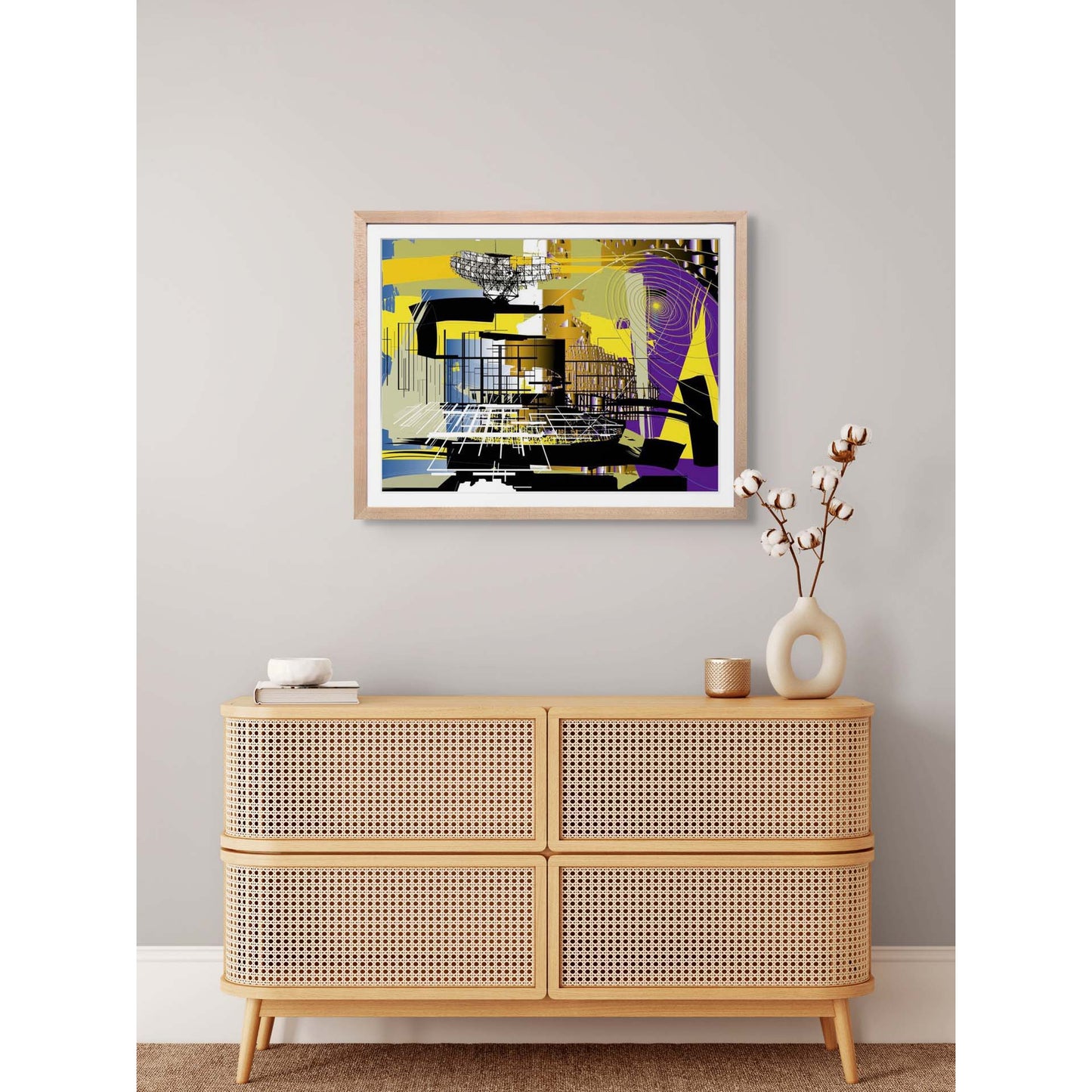 Thoughtwaves Framed AR Art Print