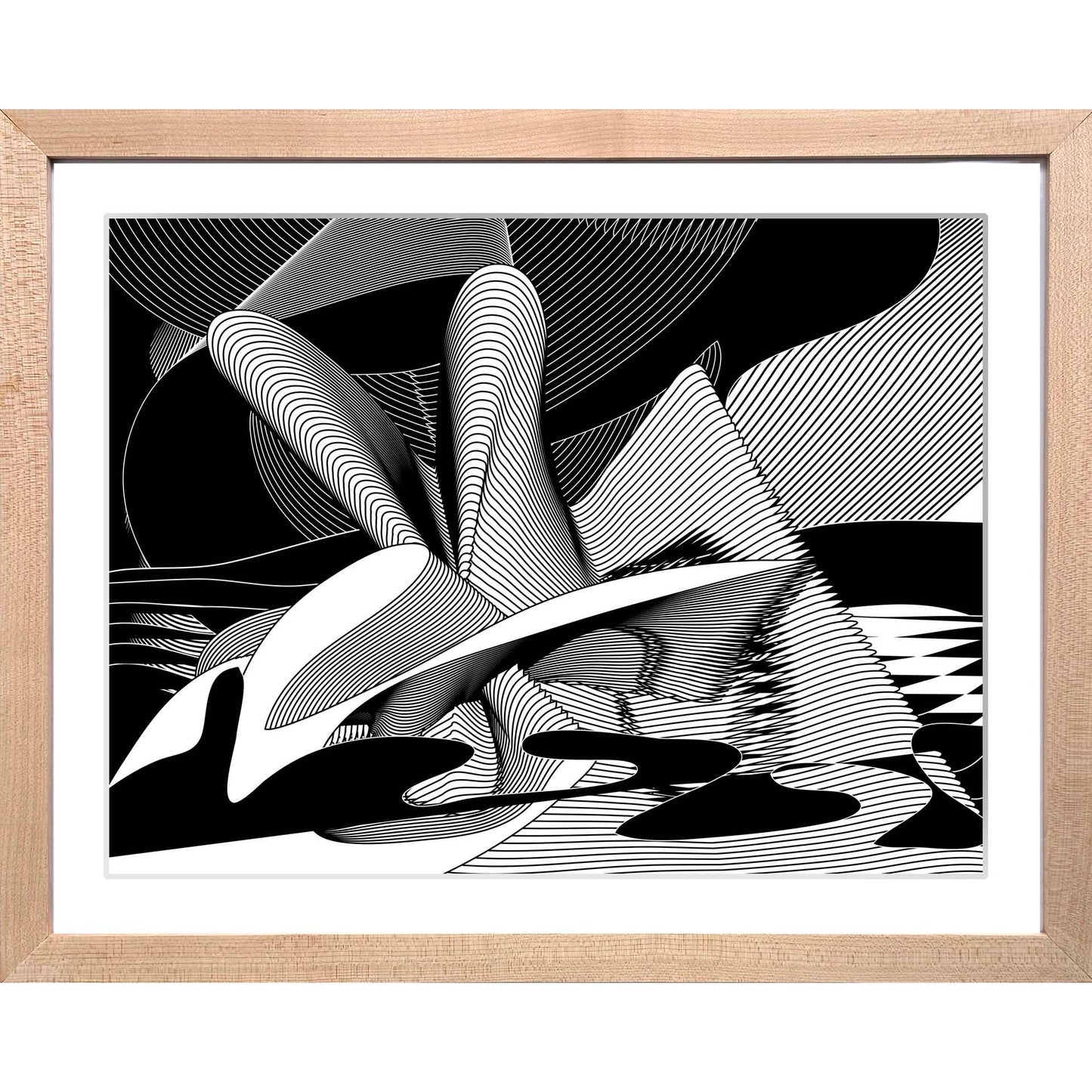 Transcape Framed AR Art Print