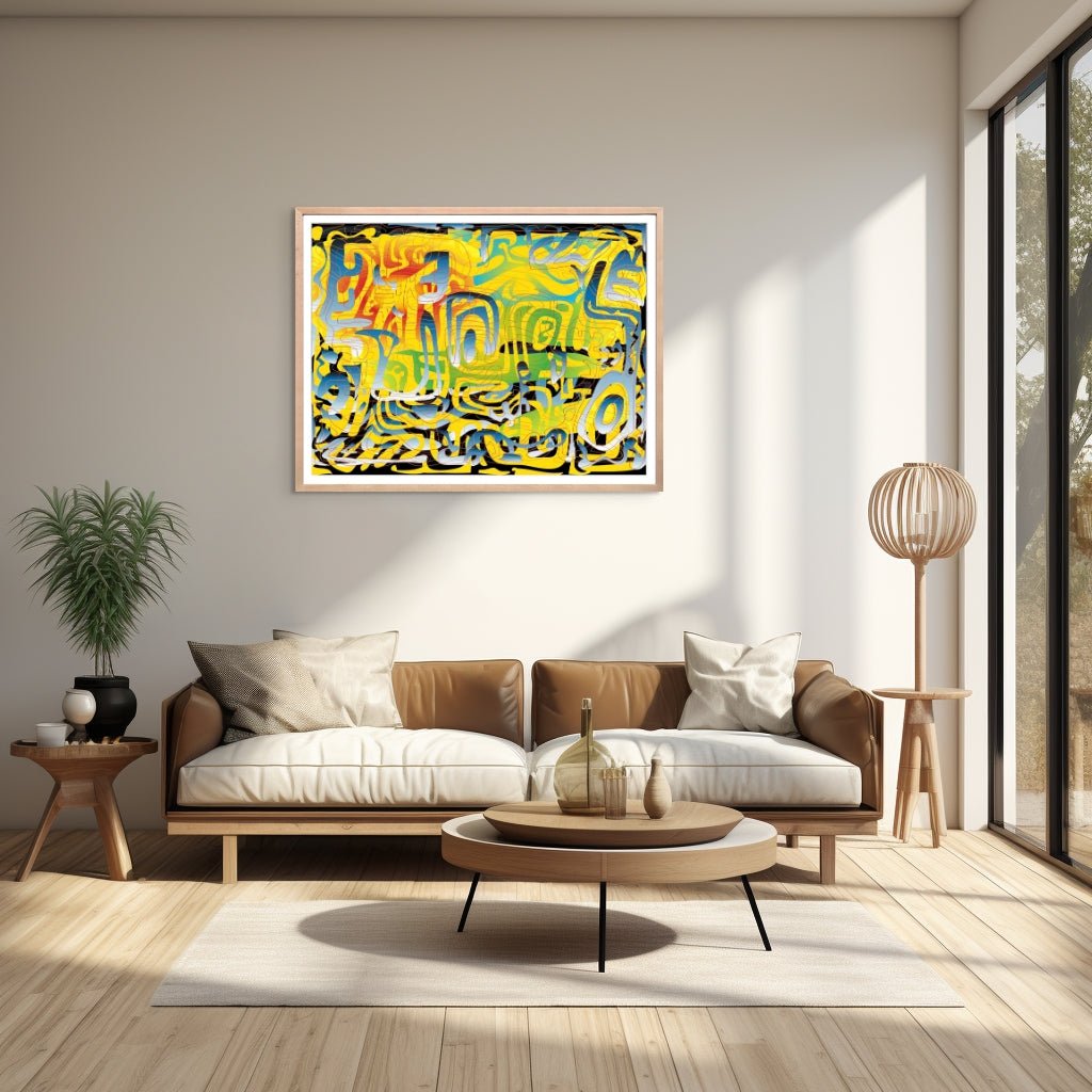 Urbanite Framed Augmented Reality Art Print - Metagraphs - Augmented Reality Art Prints